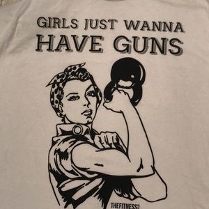 Next level apparel “Rosie” graphic tank top size M